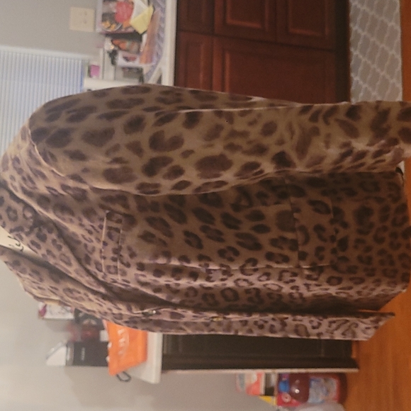 Talbots Cheetah Print Blazer Size 16 - Picture 2 of 12